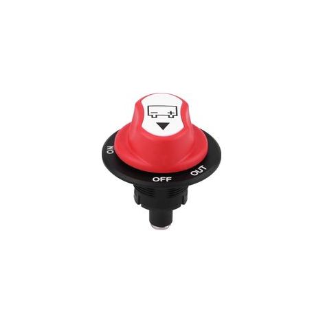 Interruttore batteria BRAVIX 50V 50A CONT 75A INT per auto, accensione/spegnimento, per veicoli fuoristrada, camion, camper e yacht.