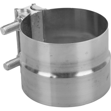 Fascetta di fissaggio in acciaio inox da 4 pollici per collettore di scarico del tubo di scarico della marmitta. (1/5)