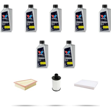 Kit tagliando 3 FILTRI e 7L OLIO compatibile con Jaguar XF (x260) 3.0 250kw dal 2015 (1/5)