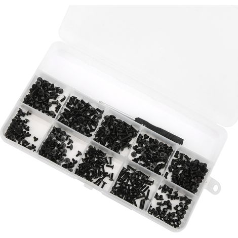 Lot de 500 vis cruciformes CM avec tournevis et matériel de montage (1/5)