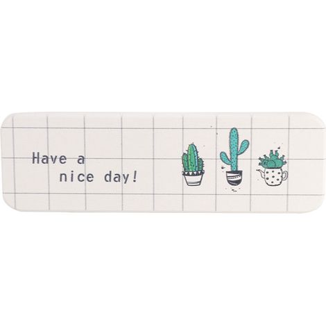 Dessous de verre en terre de diatomées, absorbant l'eau et à séchage rapide (Cactus) (1/5)