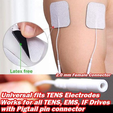10 bis 20 Ersatzelektroden für das TENS EMS Intensity Twin Stim III-AquaForge-Gerät