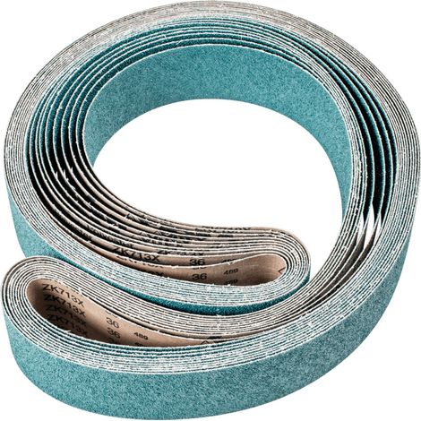 PFERD TOOLS Zirkon Schleifband BA 75x2500mm Z36 für hohen Abtrag mit Bandschleifer 10 Stk (1/5)