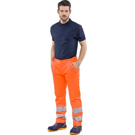 PANTALONE ALTA VISIBILITÀ Col. Arancio fluo Mis. L
