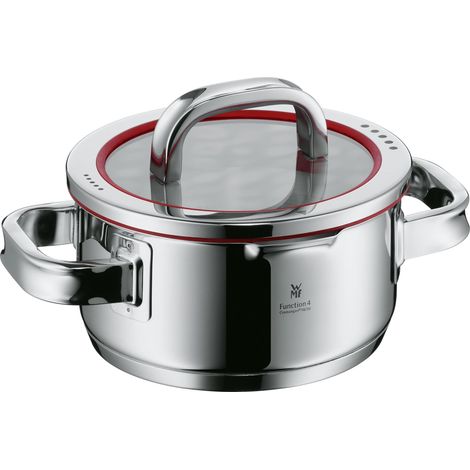 WMF 0760166380 Function 4 Tegame, Diametro di 16 cm, con Coperchio Argento (1/5)