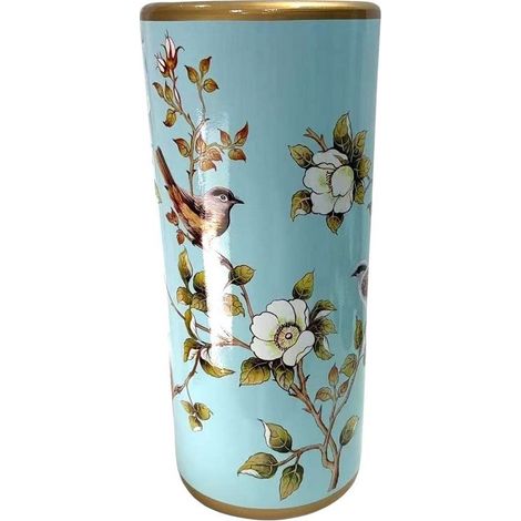 18 Inch Umbrella Stand - Ceramic - L20 x W20 x H46 cm - Blue