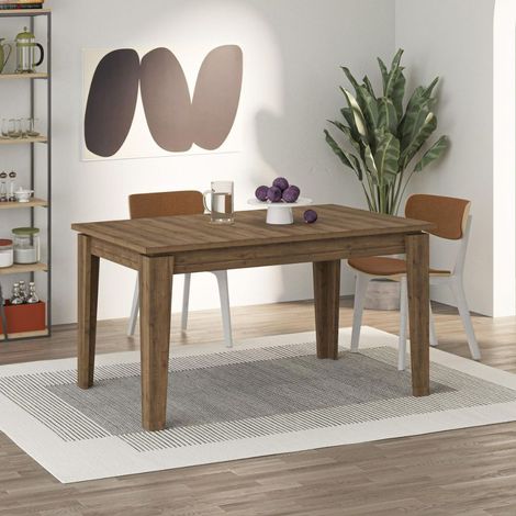 Tavolo allungabile Tolmen 140x80 colore noce hitit (1/5)