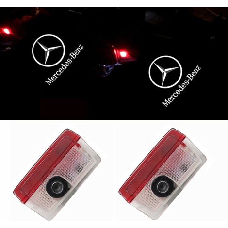 Projecteur De Porte D'Accueil - Lampe Barbos À Décodage Pour Mercedes-Benz Classe A B C E GLA GLC GLE GLS - 2 Pièces (1/5)