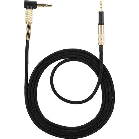 Câble de casque tressé compatible AKG K450 K451 K452 K480 Q460, 123 cm sans microphone (1/5)