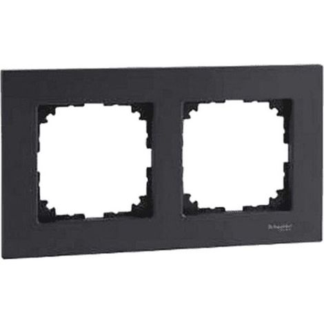 Cadre à 2 éléments Schneider Elegance Anthracite