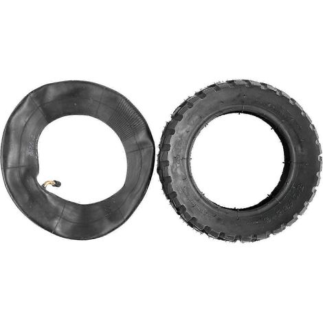Pneu intérieur/extérieur 80/65-6 pour trottinette électrique/vélo électrique 10x2,5, renforcé, large et résistant à l'usure. (1/5)