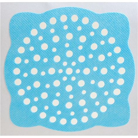 Filtre Cheveux Pour Drain De Douche - Adhésif Autoportant - Maille Fine 15 X 15 Cm - Usage Unique - 1 Pièce (1/5)