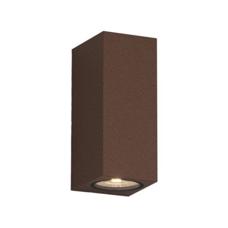 Applique classico top light atene ag co gu10 led ip65 biemissione alluminio