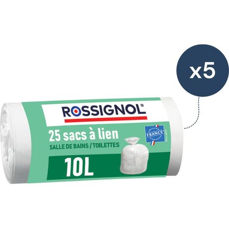 Lot de 10 sacs-poubelle 50L Fabriqué en France - BAGY ROSSIGNOL