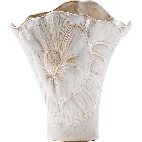 Vase en céramique style rétro français élégant pour composition florale hydroponique haut de gamme décoration intérieure (1/5)