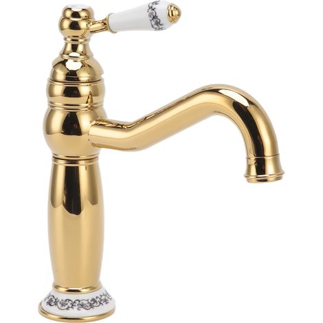Rubinetto miscelatore per lavabo da bagno, rubinetto antico anti-schizzo per lavabo da bagno per uso commerciale.