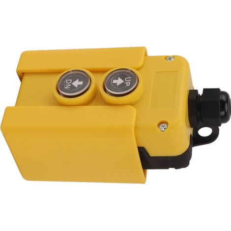Télécommande 12 V pour remorque à benne basculante – 4 fils, 3 boutons (montée/descente), compatible plateforme de levage de grue (1/5)