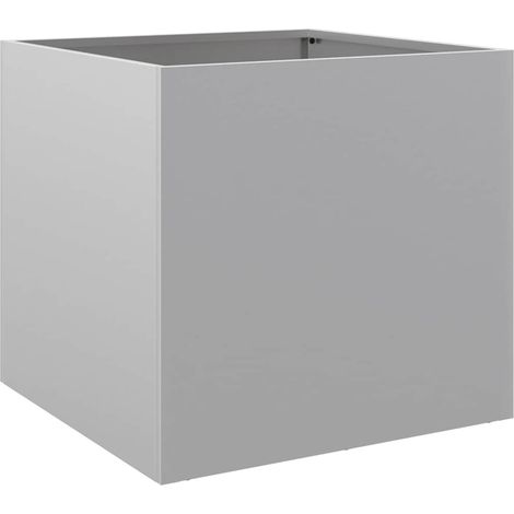Maison Exclusive - Pflanzkübel Silbern 42x40x39 cm Verzinkter Sta