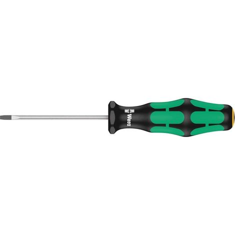 Tournevis pour vis à fente, 0.4 x 2.0 x 60 mm, Noir/vert (1/2)