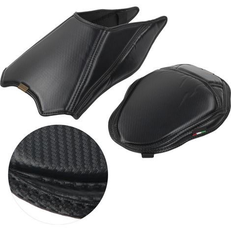 Wasserdichter Motorradsitzbezug aus atmungsaktivem PU-Leder, universeller Schutz vor Regen und UV-Strahlung, langlebiges Motorradzubehör. (1/5)