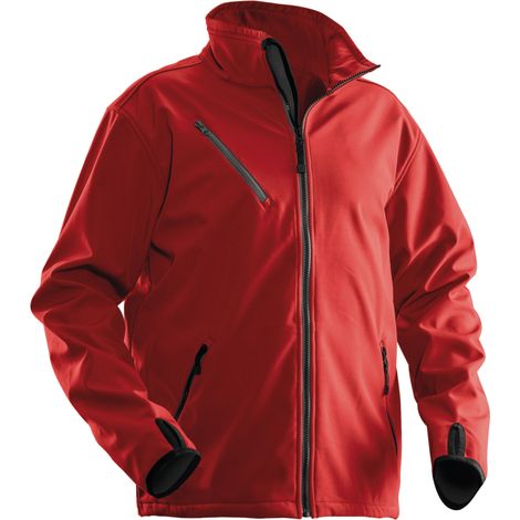 Veste Softshell JOBMAN 1201, rouge, Taille L (1/4)