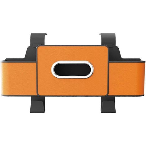 Organisateur porte-gobelets pour siège arrière de voiture, design compact avec crochet, s'adapte au dossier du siège, peut contenir des boissons, des bouteilles et des mouchoirs. (1/3)