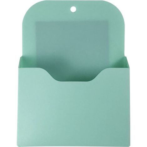 Magnetischer Aktenhalter, Aufbewahrungsbox, einfarbig, große Kapazität, magnetische Tasche in voller Größe, zum Aufhängen an der Wand, Akten-Organizer (1/5)