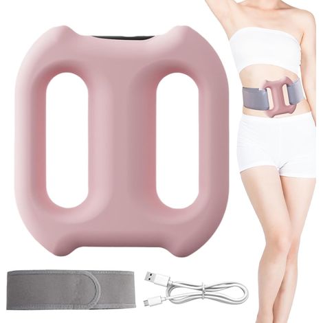 Anillo de fascia multifuncional para todo el cuerpo, anillo de liberación de fascia de tejido profundo de 5 velocidades, masajeador de rodillo inalámbrico con cinturón ajustable para piernas y muslos,