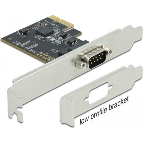 Delock Tarjeta PCI Express a 1 x Serie RS-232