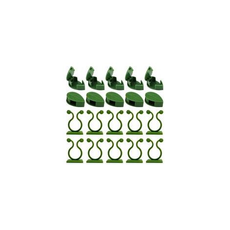 Clips de fixation pour plantes grimpantes, lot de 50, clips adhésifs pour plantes grimpantes, supports pour plantes grimpantes, fixation murale pour plantes de jardin (1/5)