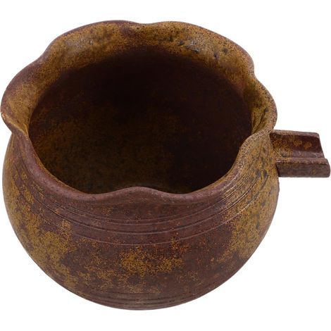Fontaine à Jet Eau pour Bassin Cascade de Jardin Vasque Céramique pour Point Eau Fontaine Extérieur Accessoires pour Aquarium Modèle Paysagiste