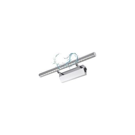 40cm applique salle de bain avec interrupteur LED 5W Lampe Salle de Bain Murale Lumière Tableau Étanche IP44 Réglable 180° Éclairage Décoration Meuble Toilette Maquillage (1/5)