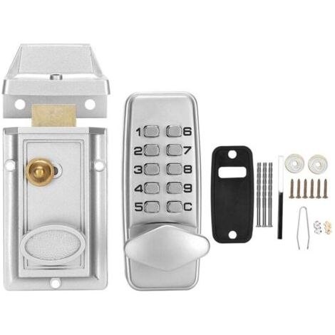Serrure de porte à code numérique - Mécanique et étanche - Coffre électronique - Sécurité renforcée. (1/4)