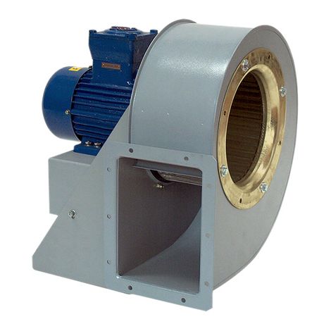 Radialgebläse GRM HD 40/4-2 Ex Baugröße 400, 4-Polig, 5,5 kW von Maico - 0073.0414