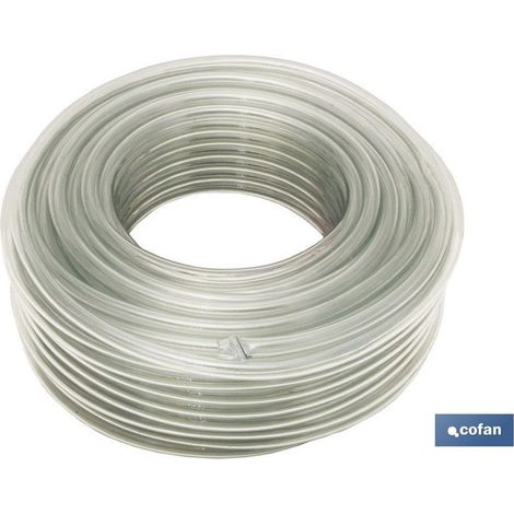 Manguera Pvc Monocapa Cristal 10x14mm/50m