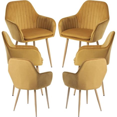 Packs Sillas Comedor - Pack 6 Sillas Chic - Mostaza (1/5)