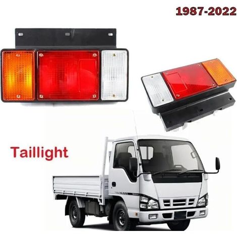 Feu Arrière Camion Et Voiture pour Isuzu NPR ELF NPR NKR NHR NLR 1987 – 2022, Clignotant Arrière, Feu D'arrêt(Only right) (1/3)