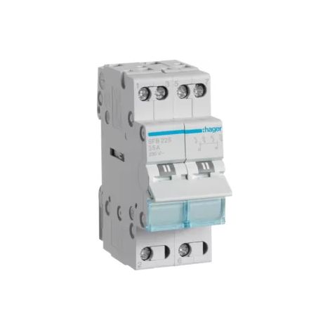 Modularer Leistungsschalter I-0-II (Netz-Generator) 25A 2P SFB225 (1/2)