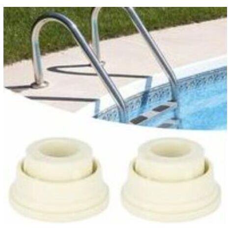 FENOPLASTICAPare-chocs en caoutchouc pour échelle de piscine, remplacement sûr de 2 pièces pour échelle de piscine, facile à installer, fabrication exquise, ensemble de pare-chocs pour échelle de pisc (1/4)