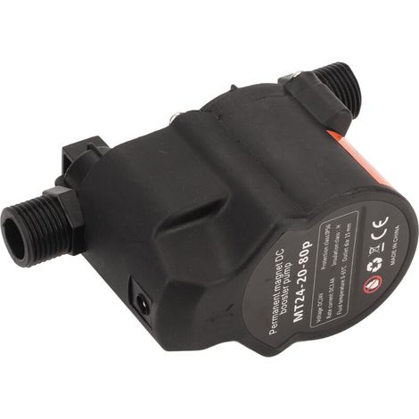 Bomba de refuerzo de agua totalmente automática SJLERST, bomba de recirculación de ducha pequeña y silenciosa, 24 V CC, enchufe europeo 100-240 V. (1/3)