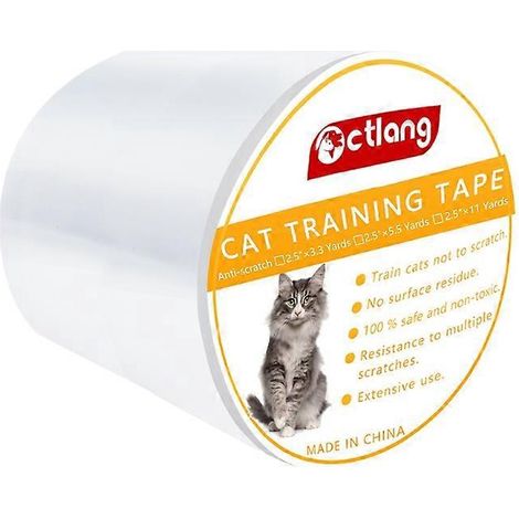 Ruban adhésif anti-griffures de chat pour meubles - Protection facile à installer et durable (1/5)
