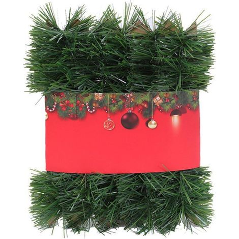 Künstliche Weihnachtsgirlande 3m Grün für Innen & Außen