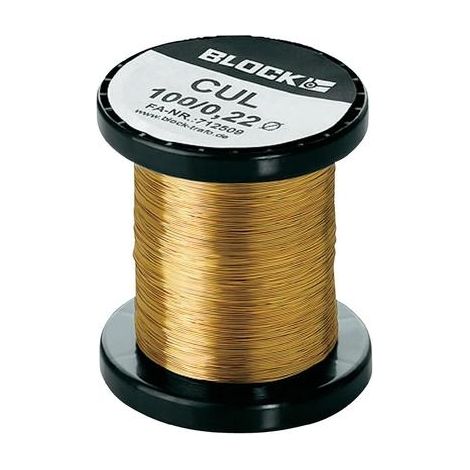 Bobina de cable esmaltado de cobre 1,12 mm 11 metros