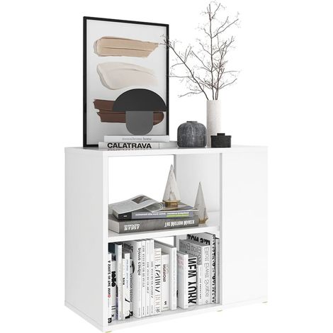 Armoire latérale Blanc 60x30x50 (1/5)