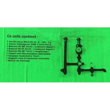 Acv 10800133 Kit conexión hidráulica KRI