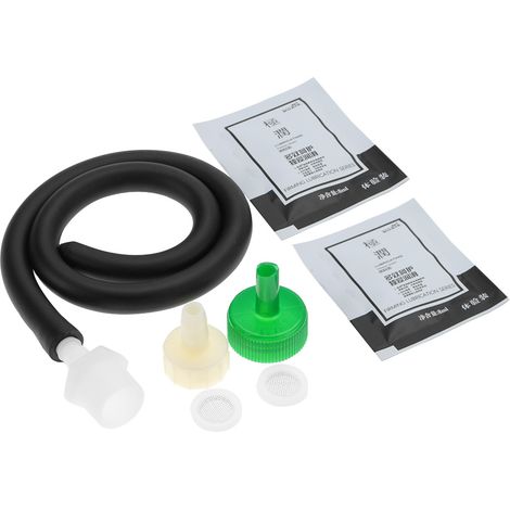 Kit lavage anal et vaginal 50cm noir - Tuyau silicone souple pour nettoyage intime, douche anale et vaginale, lavement ménager (1/5)