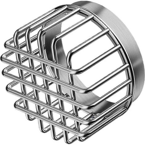 Filtre de descente de gouttière en acier inoxydable, couvercle de filtre anti-obstruction, argent (1/5)