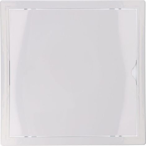 Couvercle Collecteur Carré Encastré Abs 30x30cm, Blanc