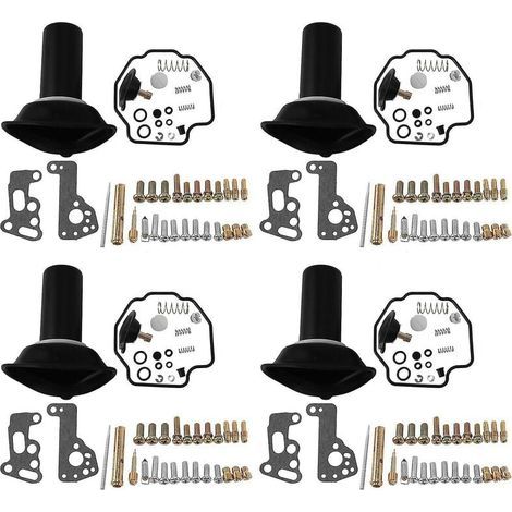 Kit de réparation carburateur 4 pièces pour V-max 1200 Vmax 1985-2000 – Matériau métal – Couleur noir – Compatible moto (1/5)