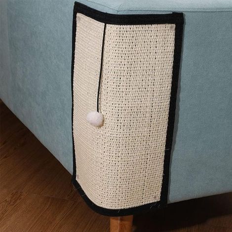Linghhang – Tapis à gratter pour chat en sisal – Grattoir mural résistant aux rayures – Dimensions 42 x 30 cm – Protection canapé et mobilier (1/5)